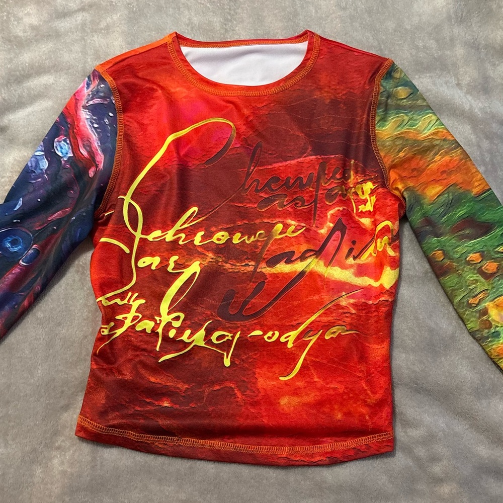 Colorful Long Sleeve Kids Shirt